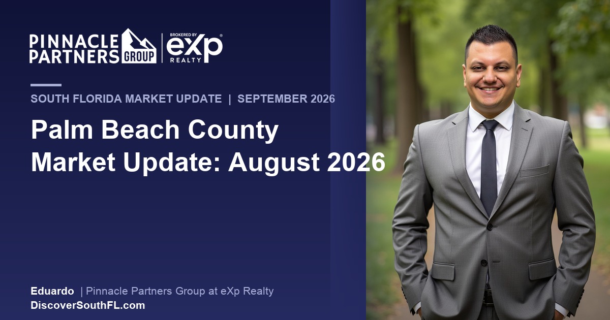 Palm Beach County Housing Market Update: Aug. 2026
