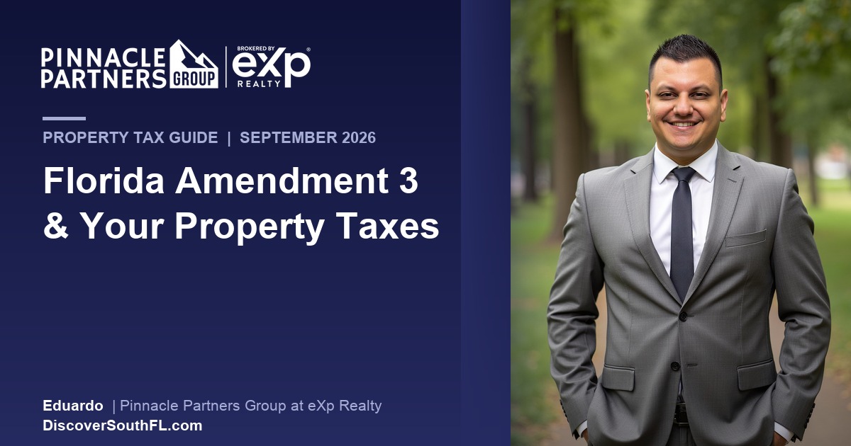 Florida Amendment 3 & Your Property Taxes | Sept 2026
